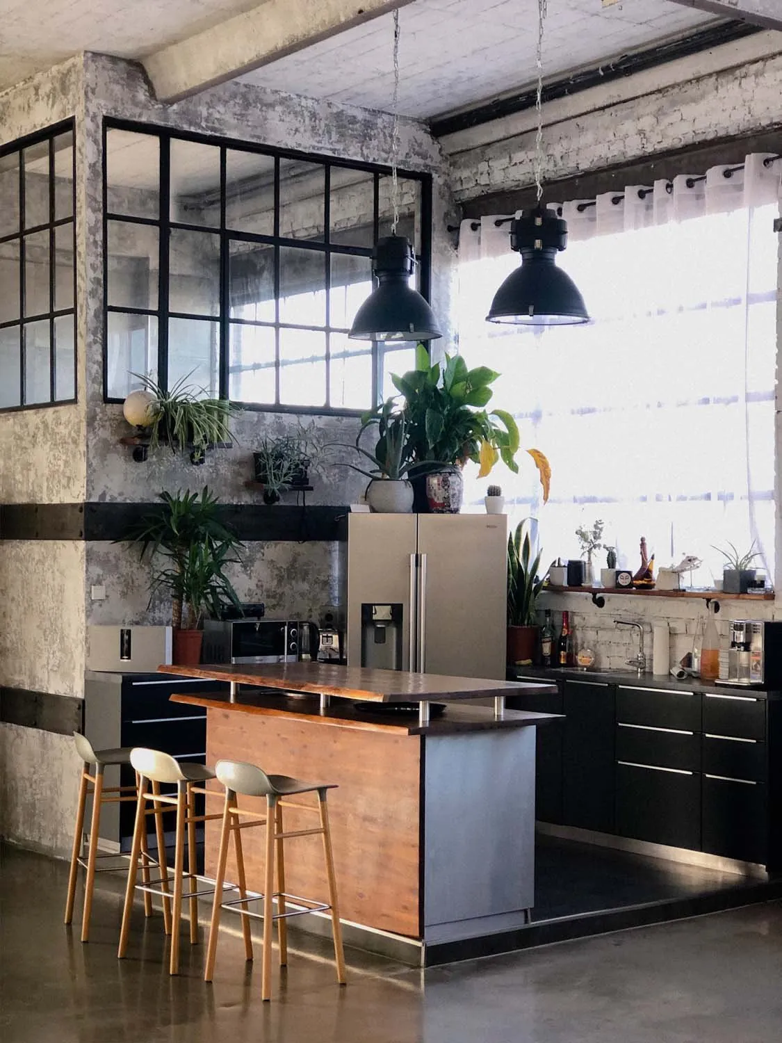 Brooklyn Studio — Küchen- und Barbereich